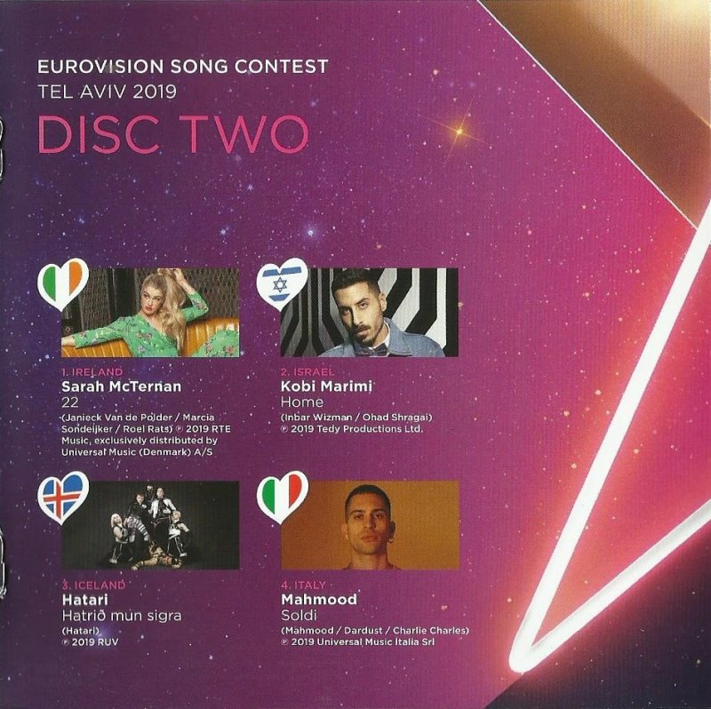 Eurovision Song Contest 2019; Tel Aviv dare to dream (karaoke): Booklet 4